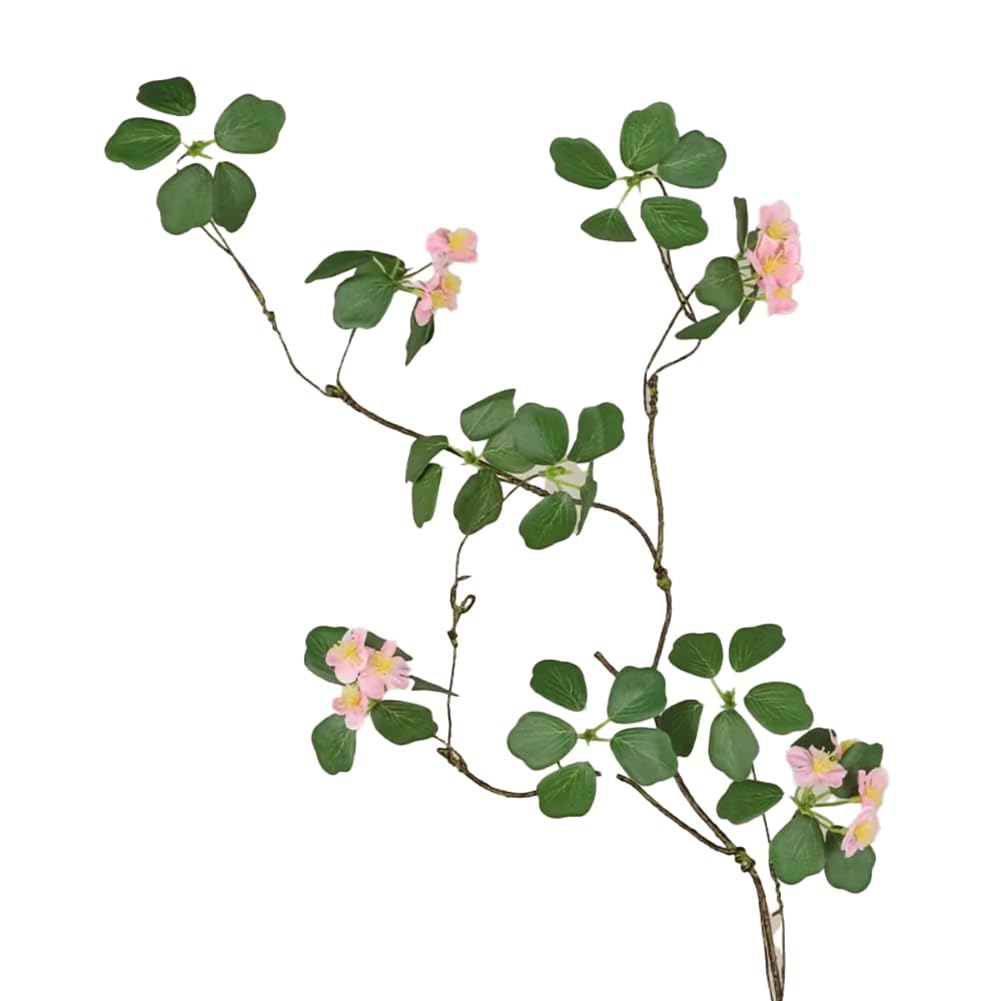 Vjsujehgy Imitation Guanyin Leaf Rattan Flower Arrangement and Landscaping with Meaning Long Withered Vine Ornaments