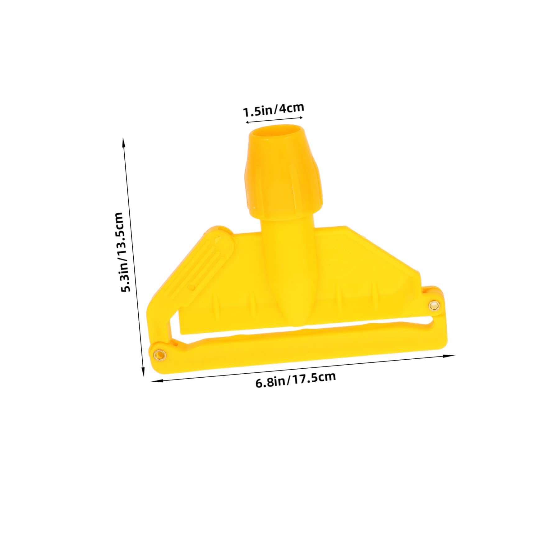 Beavorty Industrial Mop Head Clip Mop Stick Clip for Rod Adapter Replacement Pole Clamp