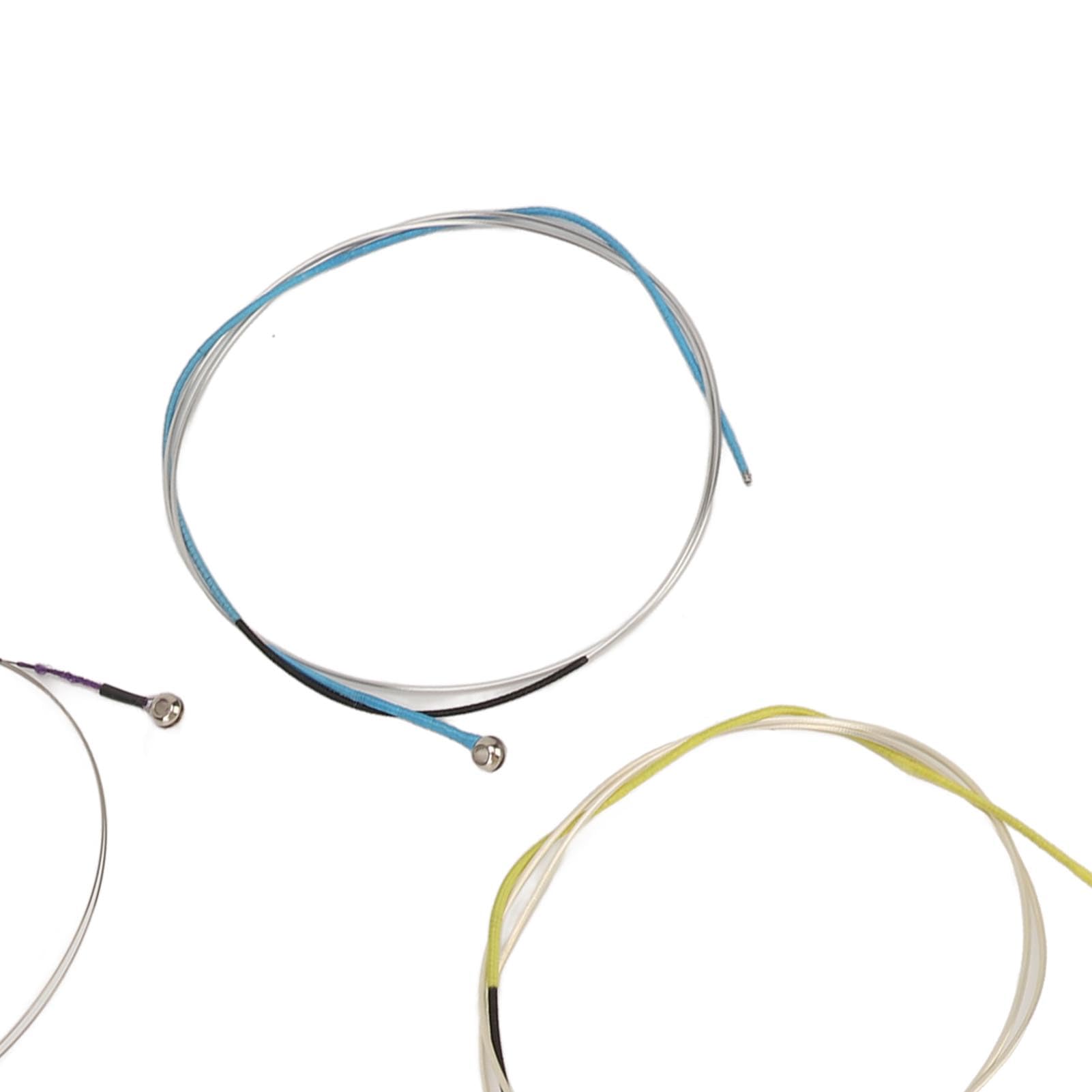 12 Corde per Violino in Nylon, Acciaio Inossidabile, Alluminio, Lega di Magnesio, Nucleo di Avvolgimento, per Dimensioni 1/2, 1/4, 3/4, 4/4, Tono e Resilienza Ottimizzati (AV33)