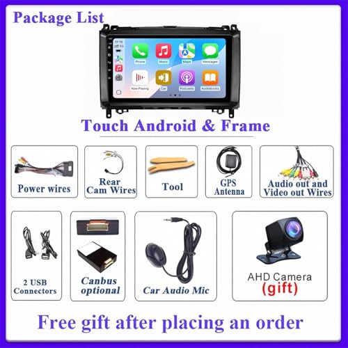 Radio de coche 2 DIN para Benz Clase M W163, pantalla táctil con Bluetooth y Mirror Link 7
