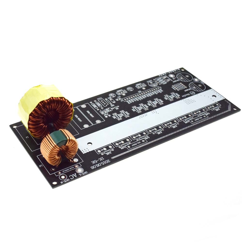 1000/2000W Pure Sine Wave Inverter Power Board Post Sine Wave Amplifier Board DIY Kit with Heat Sinks (2000W)