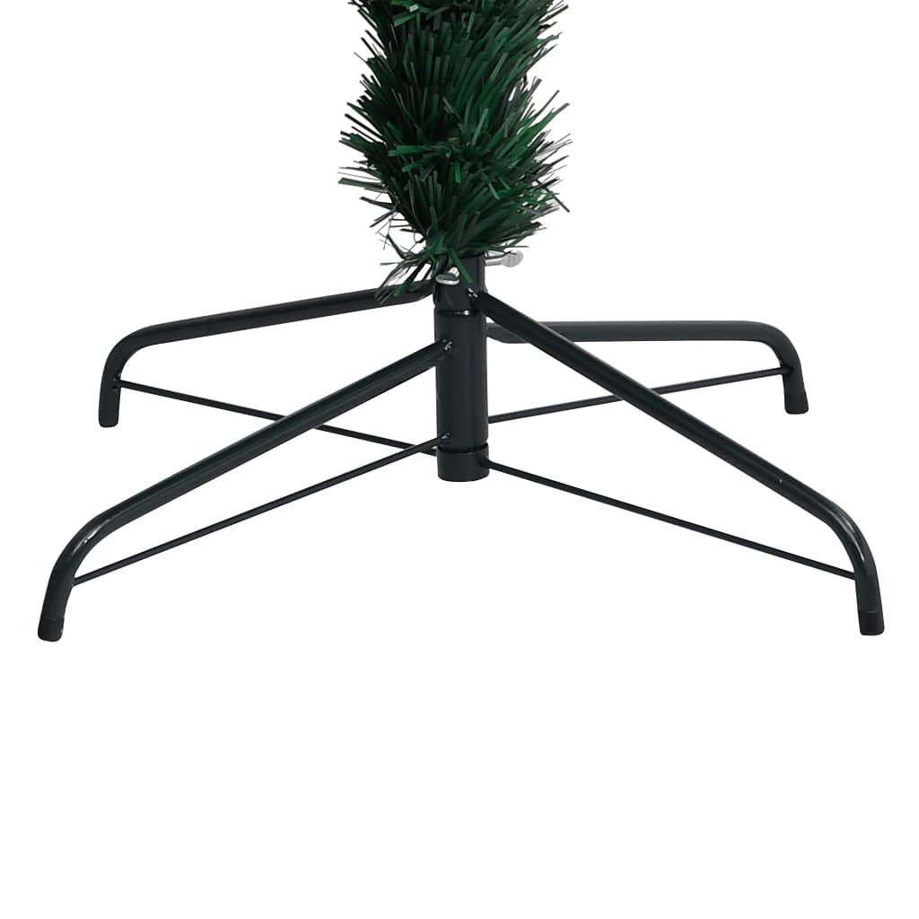 Generico Albero di Natale con Supporto Verde 210 cm in Fibra Ottica,Decorazioni Natalizie,Alberi di Natale-321029