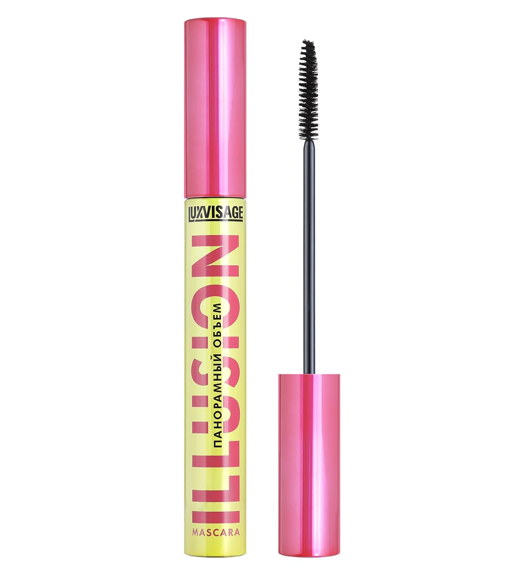 LuxvisageILLUSION PANORAMIC Volume Mascara with a thin bristled brush Slim Brush 8 gr