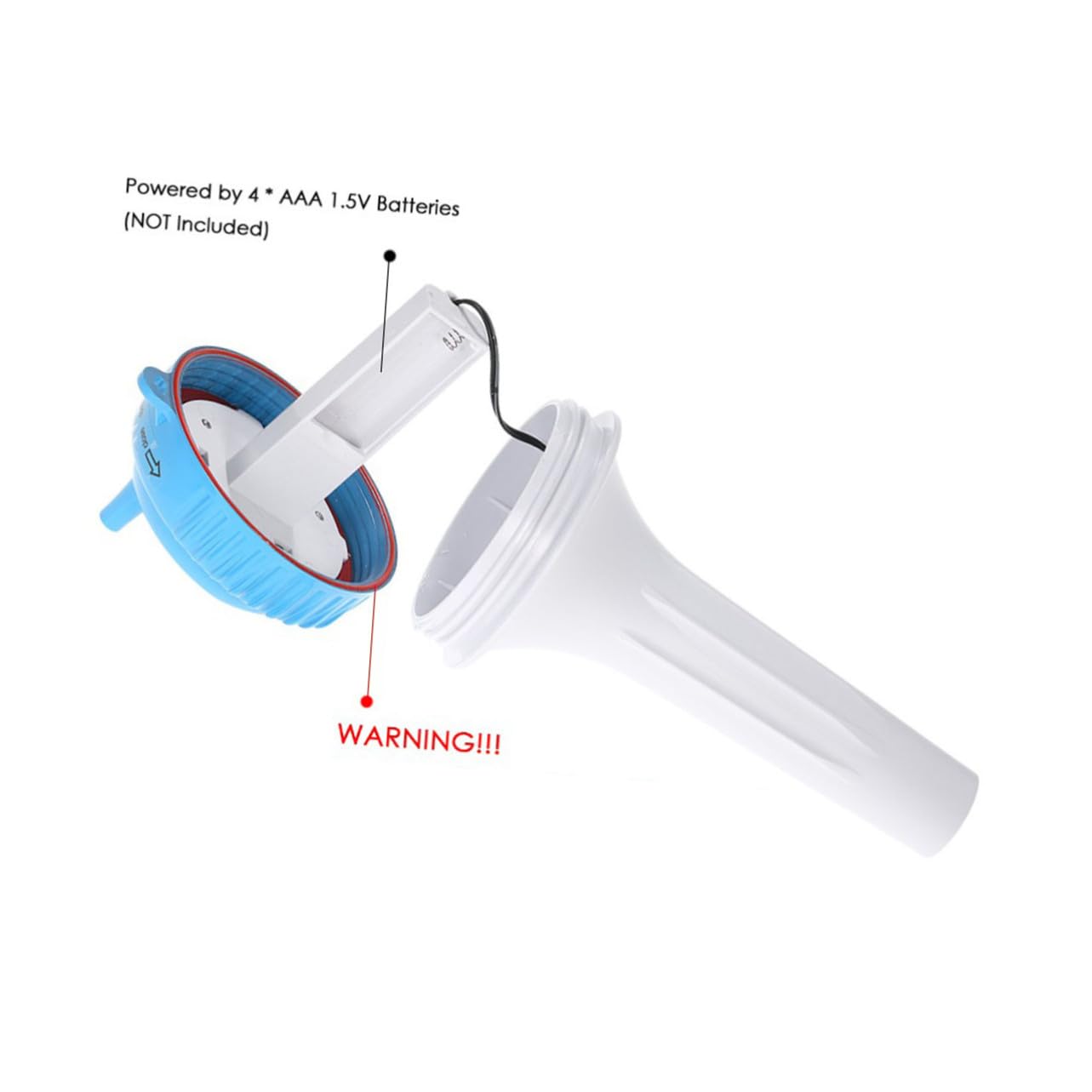 Hemobllo Termometro Digitale Galleggiante Wireless per Piscina e Spa Monitor Temperatura Acqua Design Coperchio Vite