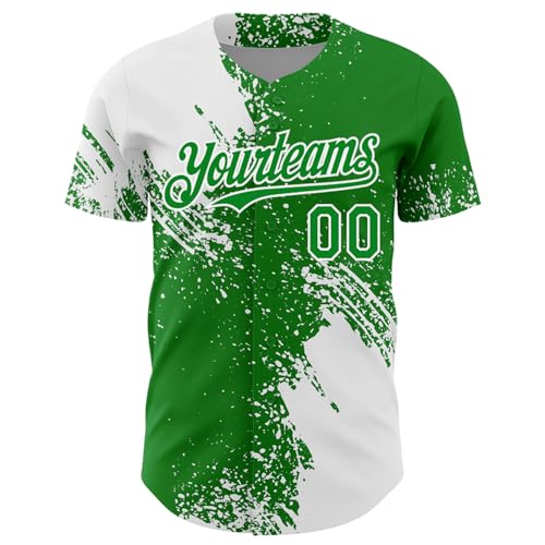 Camiseta personalizada de béisbol unisex para hombre, mujer y juventud, con nombre, número y logo bordados miniatura 2
