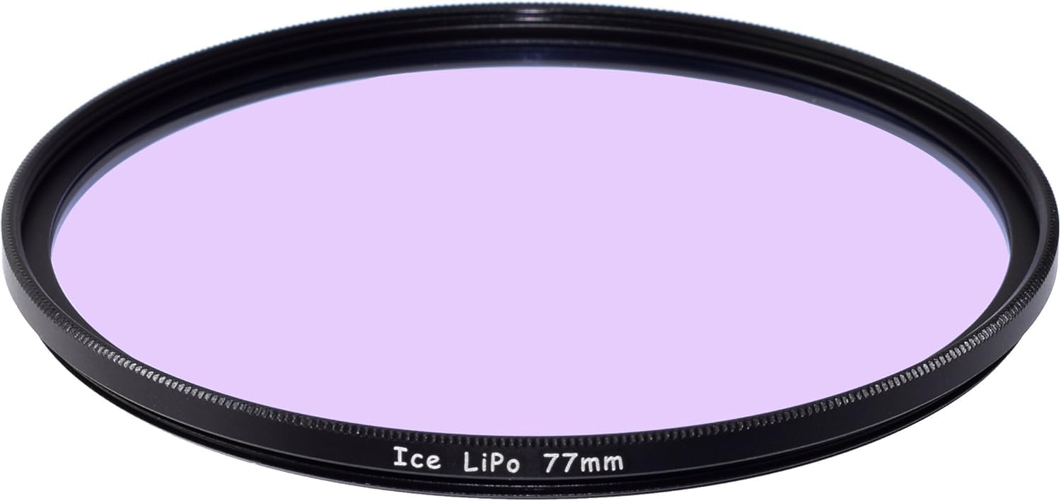 ICE 77mm LiPo Didymium Filter Broadband Light Pollution Reduction for Night Sky/Star Optical Glass