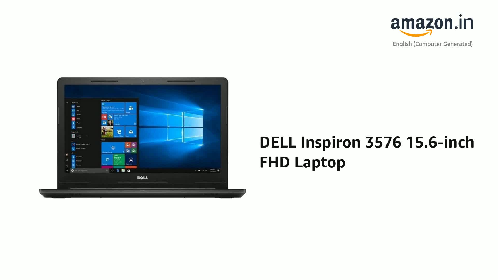 DELL Inspiron 3576 15.6-inch FHD Laptop (8th Gen-Core i7