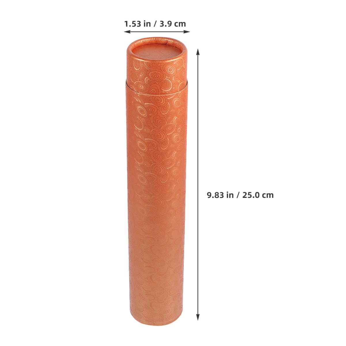 Beatifufu 2pc Extendable Painting Tube Present Box Telescoping Calligraphy Storage Tube for Artworks Poster Roll Container Document Holder