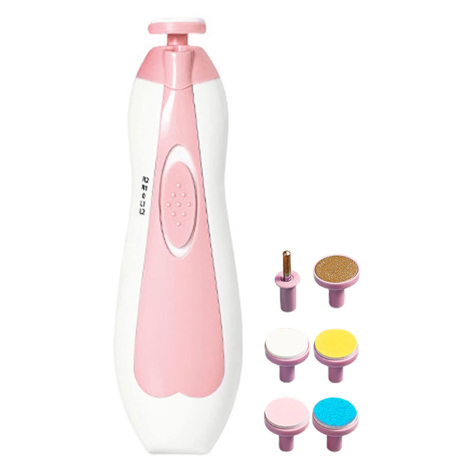 Rianpesn Electric Baby Nail Trimmer - Fingers and Toenails Nail File Designed with Front LED Lights | Trim Polish Grooming Kit for Infant Toddler or Adults Toes Fingernails Care