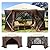 VEVOR Pop Up Gazebo Screen Tent 6 Sided Canopy Sun Shelter with 6 Removable Privacy Wind Cloths & Mesh Windows, 11.5x11.5FT Quick Set Screen Tent with Mosquito Netting, Brown