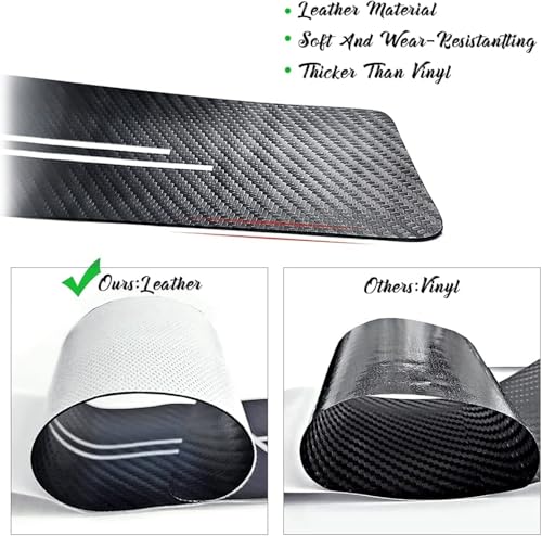 Image of Automobile Carbon Door Sill Protector Creta, Set of 4, Anti-Scratch Protection