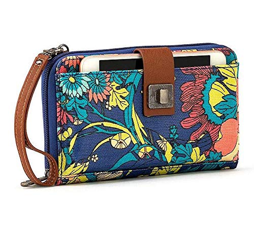 Image of Sakroots Smartphone Crossbody Purse - Women's Cellphone Bag & Wallet For Everyday - Convertible Wristlet With Zipper