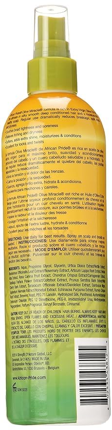 African Pride Olive Miracle Spray 355 ml miniatura 6