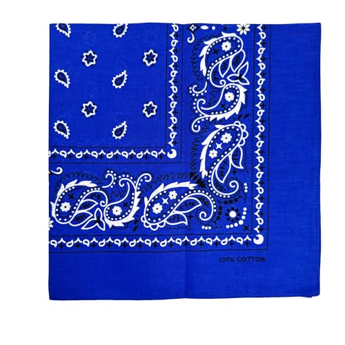 Image of Vamqor 100% Cotton 10 Pack Fine Bandanas