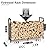 jkxoo Firewood Rack Indoor with Log Carrier, 35~47inch Adjustable Firewood Rack Outdoor, Fire Wood Storage with Kindling Hooks, Heavy Duty Logs Holder for Fireplace Outdoor Indoor with Adjustable Pads