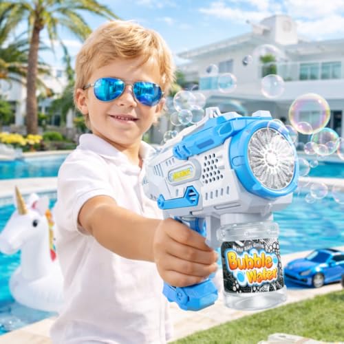 Goyal's Electric Bubble Gun for Kids 3+ Blue - Image 3