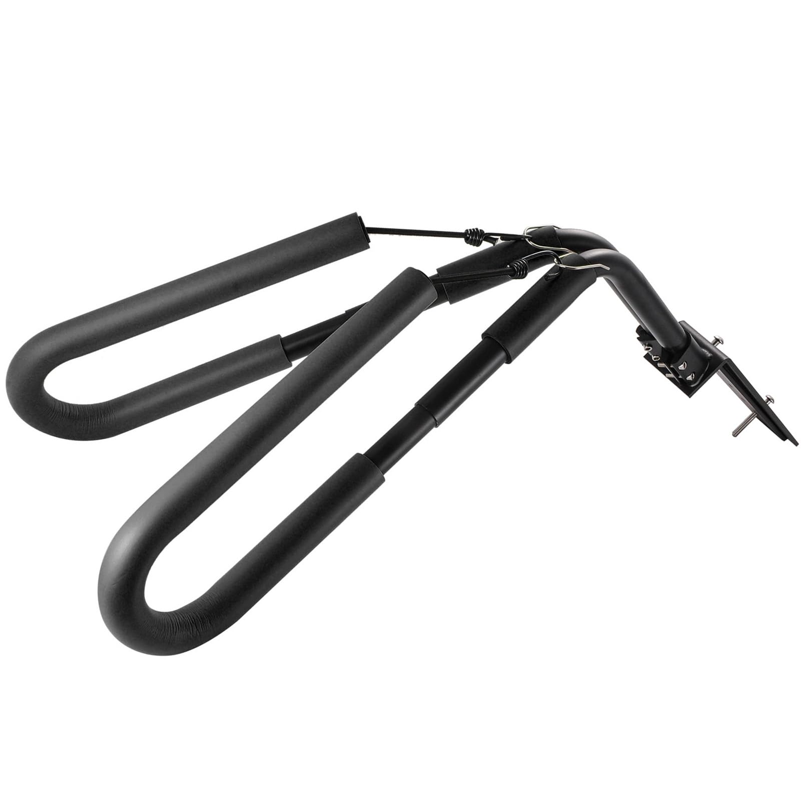 Soporte para Tabla de Surf para Scooter y ciclomotor Soporte Lateral para Bicicleta Soporte para Tabla de Surf para Tabla Corta y Tabla Larga Soporte Universal para Tabla de (Negra)