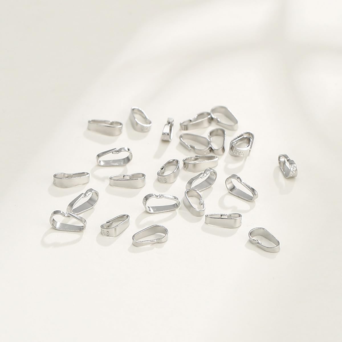 2 Fermoirs Bail En Argent 925 – 16mm, Pour Pendentif