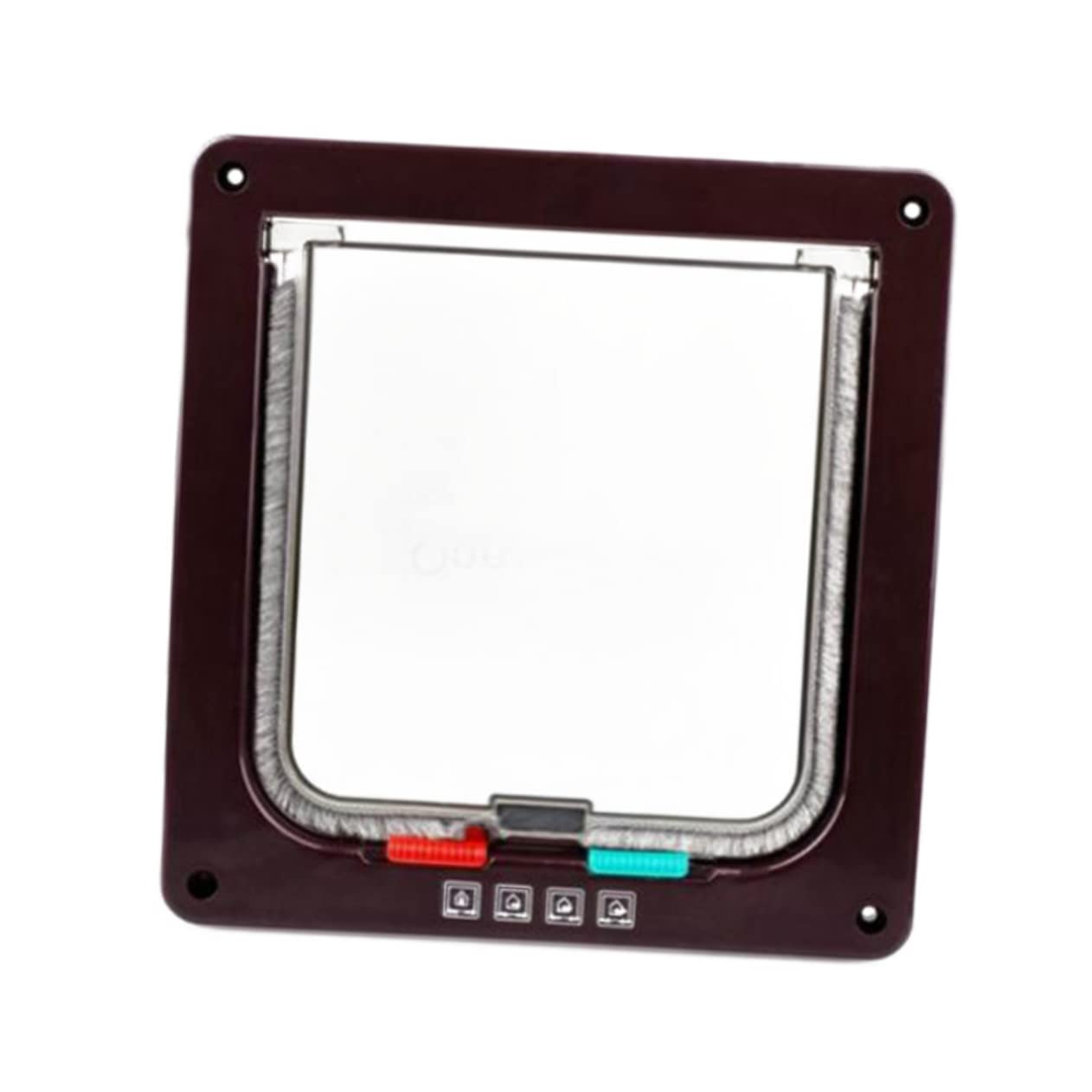 Angoily Cat Dog Flap Door Lock Pet Accessory Energy-efficient Noise-free Easy to Fit