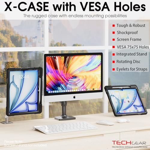 Étui VESA iPad Air 13 M3 coque robuste support 360 bras de table