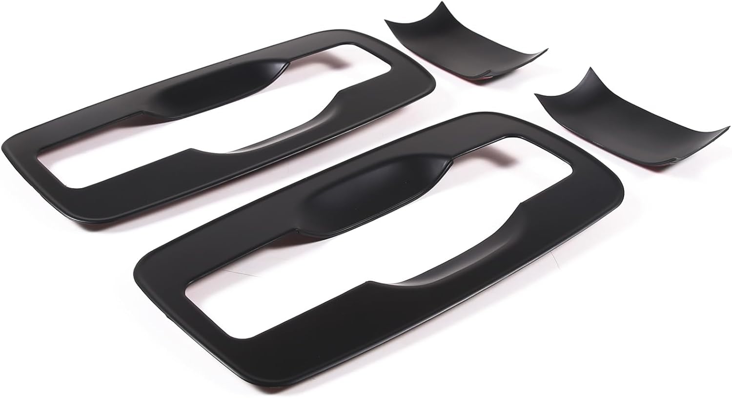 Car Exterior Door Handle Bowl Sticker Covers Compatible with Nissan Titan 2016-2023, Door Bowl Protector Trim Cover, Door HandleCup Anti-Scratch Decorate Sticker Accessories (Matte Black)