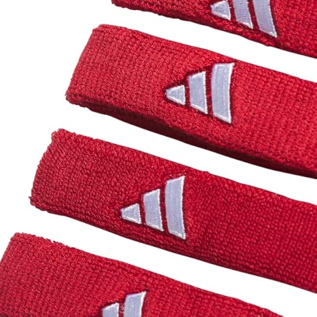 adidas Interval 3/4-inch Bicep Band, Team Power Red/White/2, One Size