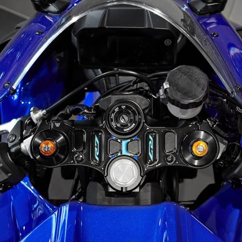 Autocollant Moto Resin Bike : Solution anti-rayures de plaque direction pour Yamaha YZF R7