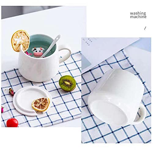 Lemon Park 3D Coffee Mug Animal Inside 12 Oz With Baby Cow,Cute Cartoon Handmade Ceramics Cup,Christmas Birthday Surprise For Friends Family Or Kids,Best Office Cups Morning Mugs (12 Oz Baby Cow) #TOP2