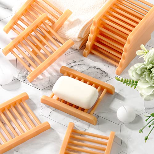 100 Pcs Soap Saver Soap Holder Soap Savers For Bar Soap Plastic Soap Tray Bulk Plastic Hand Craft Soap Case Rectangular For Soap Molds Soap Making Supplies Shower Bathtub Shower Dish Accessories #TOP5