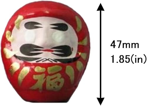 Miniatura 4 de Daruma Fortune Dolls (1.9 in, juego de 10, fabricadas en Japón)