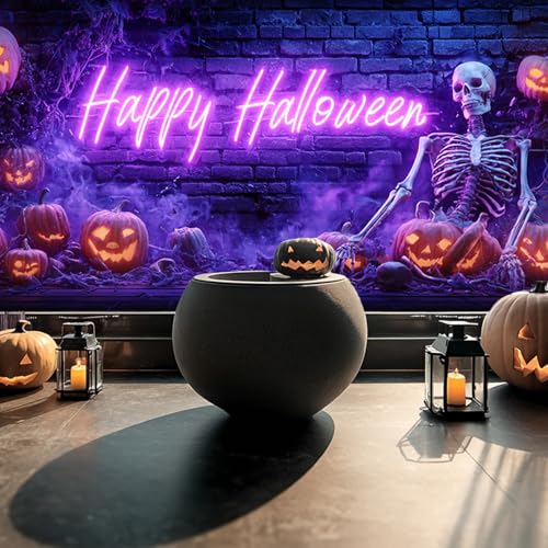 HOMETITUTE Halloween Skeleton Pumpkin Film para Ventana miniatura 4