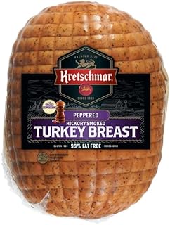 Kretschmar, Hickory Smoked Turkey Breast, Peppered, 16 Ounce