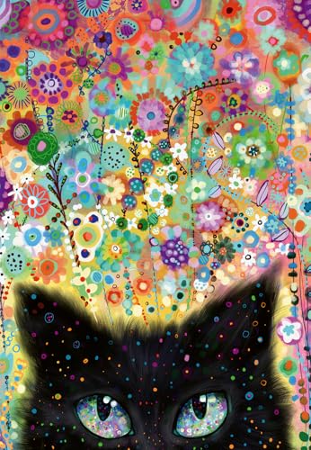 Ravensburger Puzzle Moment: Kaleidoscope Kitty Rompecabezas de 300 piezas para adultos - Hecho a mano en Alemania miniatura 1