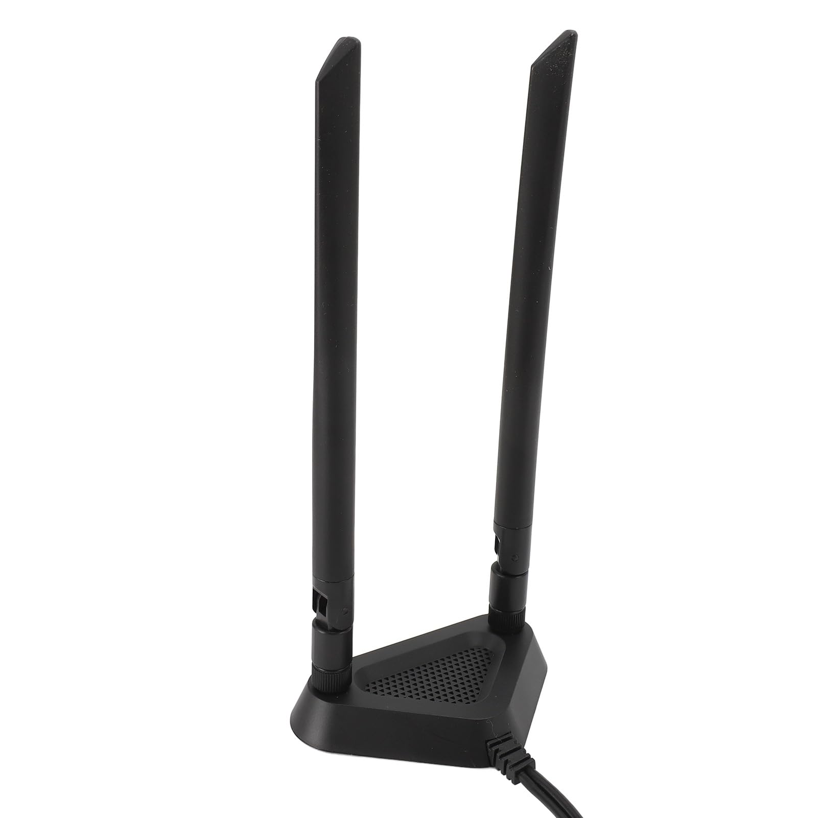 Tarjeta de Adaptador de Red WiFi, Tarjeta WiFi PCI EX1 BE200NGW 5.4 2.4 G 5G 6 G con una Antena de 8dB para Escritorio -pc (Sin Base de Antena) (con Base de Antena extendida Desmontable)