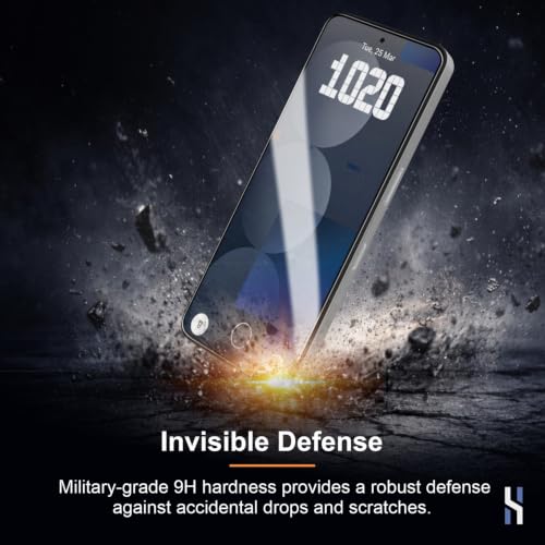 Image of Tempered Glass for Nothing Phone 3A Lite | CMF 2 Phone Pro Military Grade 9H Screen Guard, Anti-Scratch, Shatterproof, Edge-to-Edge Full Coverage - Black Border