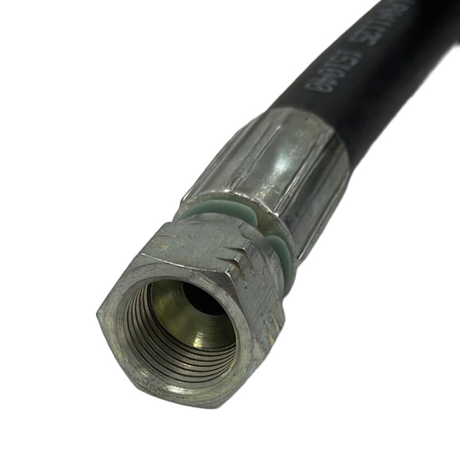Tuyau Tressé HFS 3/8" Femelle JIC En Acier Inox - Longueur 48" - Doublure PTFE 1500 PSI - Neuf