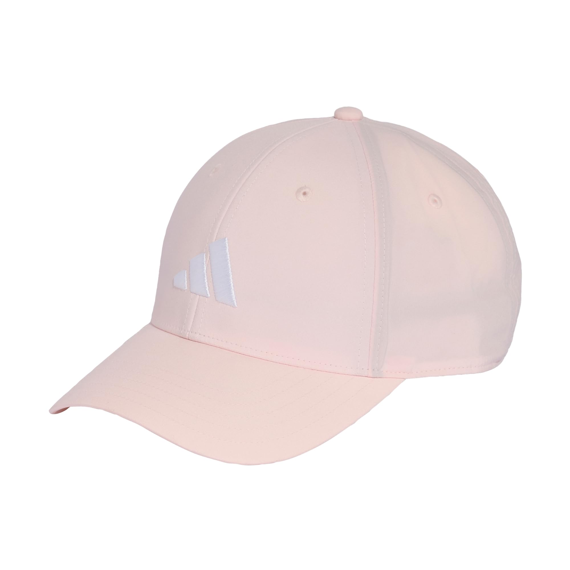 adidas Unisex Bball Lt Emb New Logo Hat, Distilled Pink/White, XS-S
