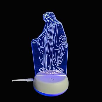 Amazon.co.jp : Xdorra 3Dナイトライト 聖母マリア像 永遠のランプ Amazon.co.jp : Xdorra 3Dナイトライト 聖母マリア像 永遠のランプ