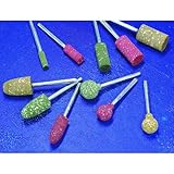 アルゴファイル 軸付スーパーゴム砥石＃８０ Φ８ Φ３．０軸 AR08R08SW