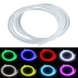 PMMA Optic Fiber Light Cable Side Glow Diameter for Fiber Optical Lighting Decoration 5M (0.08in)