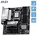 MSI PRO B850M-P WiFi Motherboard, ATX - Supports AMD Ryzen 9000/8000 / 7000 Processors, AM5 - DDR5 Memory Boost (8200+ MT/s OC), PCIe 5.0 x16 & 4.0 x16, M.2 Gen5, Wi-Fi 7, 5G LAN