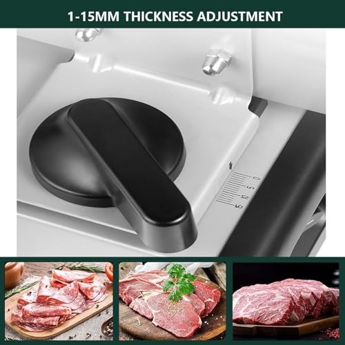 Cortadora eléctrica de carne 200w con cuchilla acero inoxidable miniatura 3