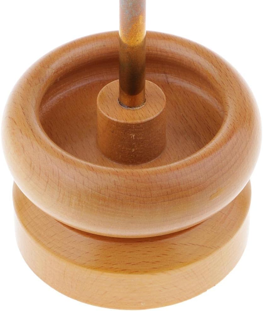 Xiaojikuaipao Wood Bead & Curved Needles Set for Beading Jewelry Making &