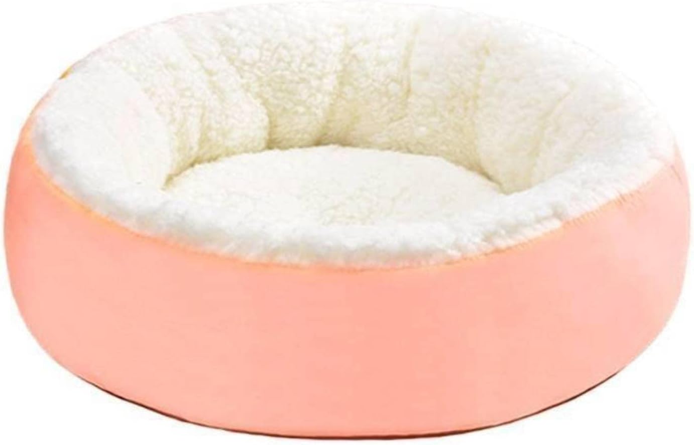 MBETA Comfortable Velvet pet Bed Round Lambswool Warm cat
