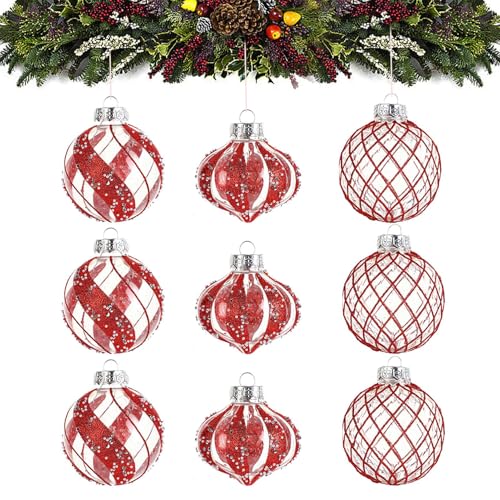 Boules de Noël transparentes réutilisables pour grands sapins et fêtes - 2