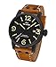 Price comparison product image TW Steel Maverick Men Quartz Watch with Black Dial Analogue Display and Brown Leather Strap MS31