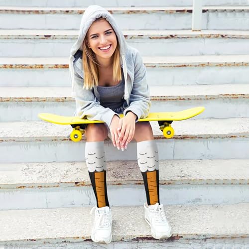 Junely Compression Socks for Women Knee High Socks for Running Athletic Nurses Work Support Travel Flight Sports3