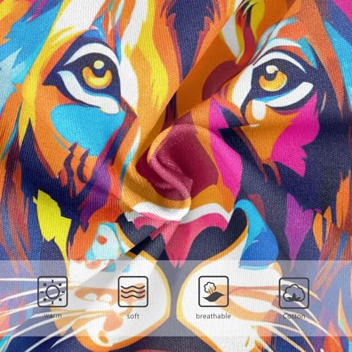 Colorful Lions Toddler Underwear Custom 2t Cotton Little Girl Panties Animals Undies Kids Briefs3