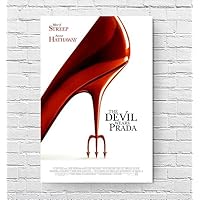 Amazon.co.jp: 【フレーム付-黒-】 映画ポスター プラダを着た