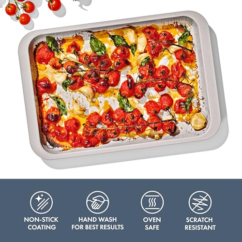 Image of OXO Good Grips Non-Stick Pro Ceramic Coated Metal Bakeware Quarter Sheet Pan - Storm Blue